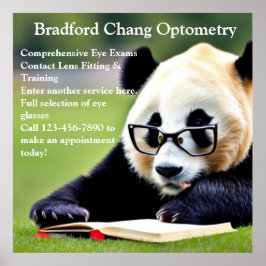 Poster Personalizar o Escritório de Optometria Chinesa de