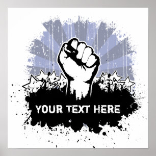 Pôster Personalizar o esforço de liberdade