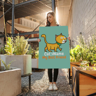 Poster Personalizar o melhor gato amigo