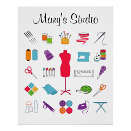 Pôster Personalizar o Poster de texto