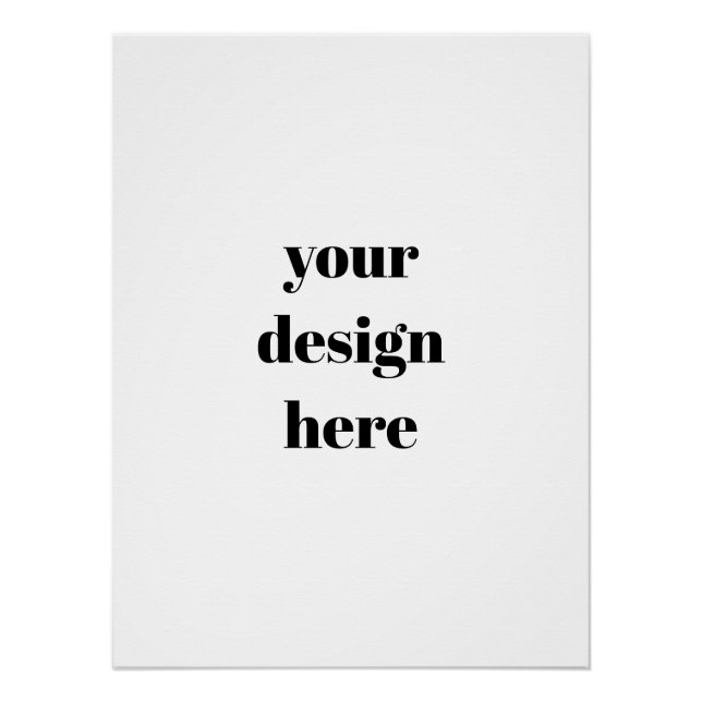 Pôster Personalizar ou personalizar (Frente)