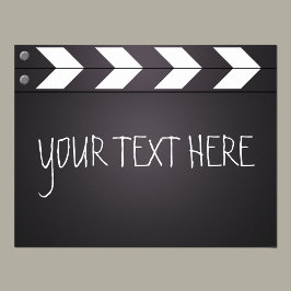 Pôster Personalizar quadro de texto do Movie Diretor