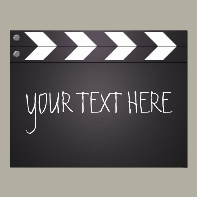 Pôster Personalizar quadro de texto do Movie Diretor (Criador carregado)