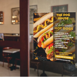 Poster Personalizar Restaurante de Cachorros-Quentes Deli