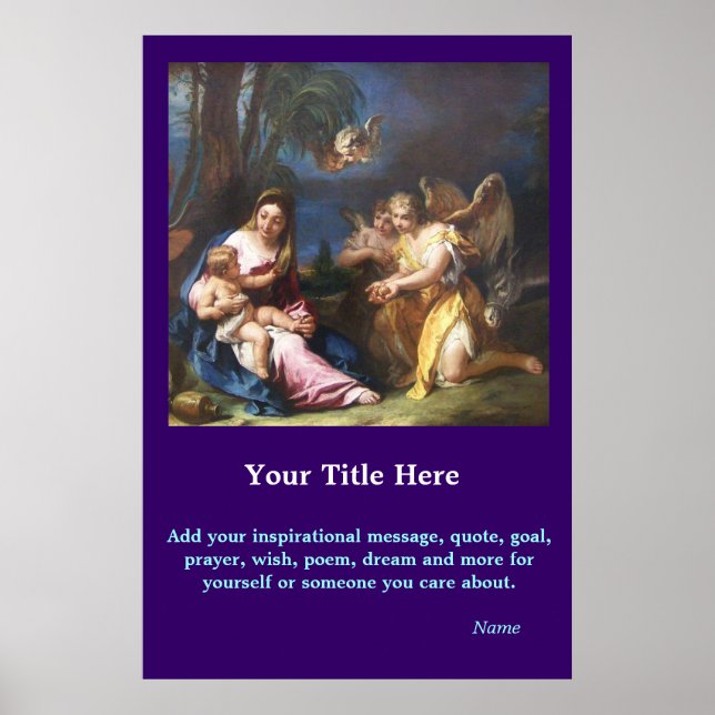 Pôster PersonalizarABLEs - Mary e Criança (Frente)