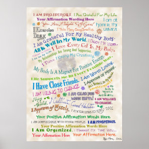 Poster Personalize a afirmação do olho desta baleia