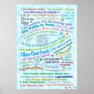 Poster Personalize a afirmação do olho desta baleia