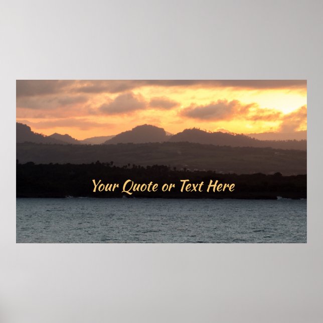 Poster Personalize! | HDR Sunset (Frente)