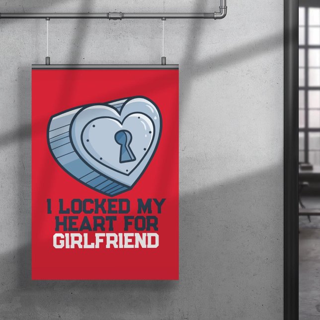 Poster Personalize "! locked my Heart" (Criador carregado)