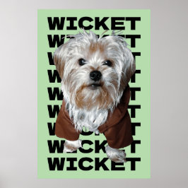 Poster Personalize-o! Repetição de Foto e Nome de Pet MIN