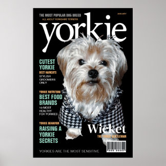 Poster Personalize! Yorkie Mag