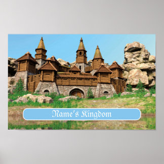 Poster Personalized Castle for Kids