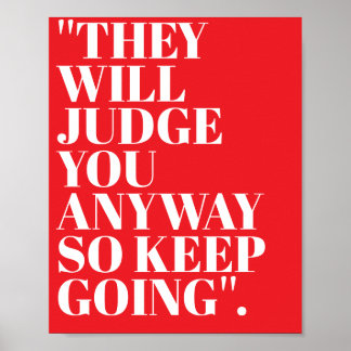 Poster Personalized Motivational Custom Quotes Monogram 