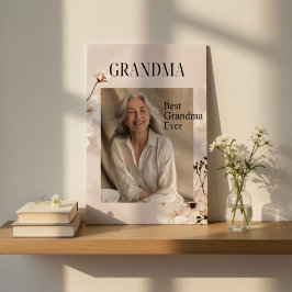 Poster Personalized Photo Gift | Best Grandma Ever