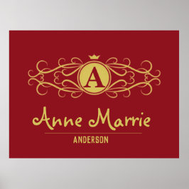 Poster Personalized Rose Dial Women’s Elegant Custom Time