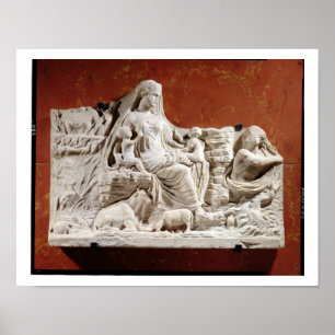 Poster Personification da mãe de terra, r alegórico