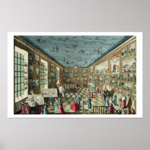 Pôster Perspectiva do Salão da Academia Real
