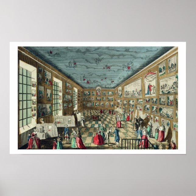 Pôster Perspectiva do Salão da Academia Real (Frente)