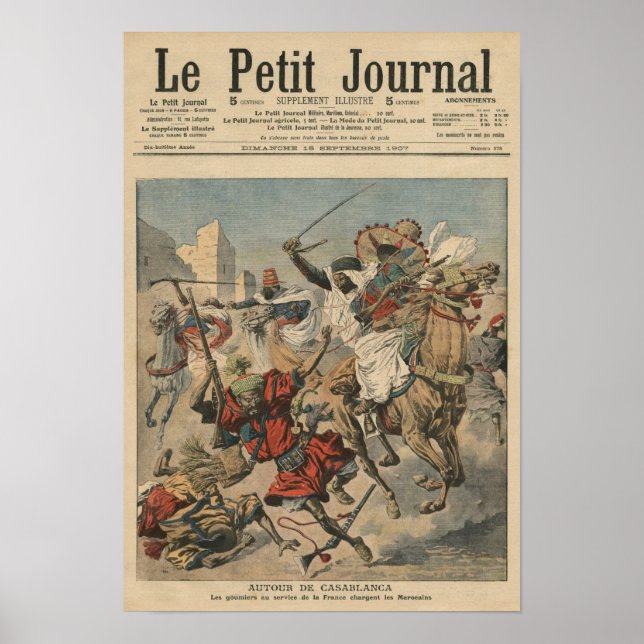 Poster Perto de Casablanca, os engraçadores cobram (Frente)