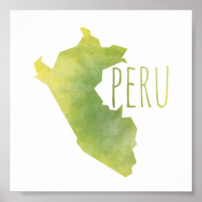 Pôster Peru (Frente)