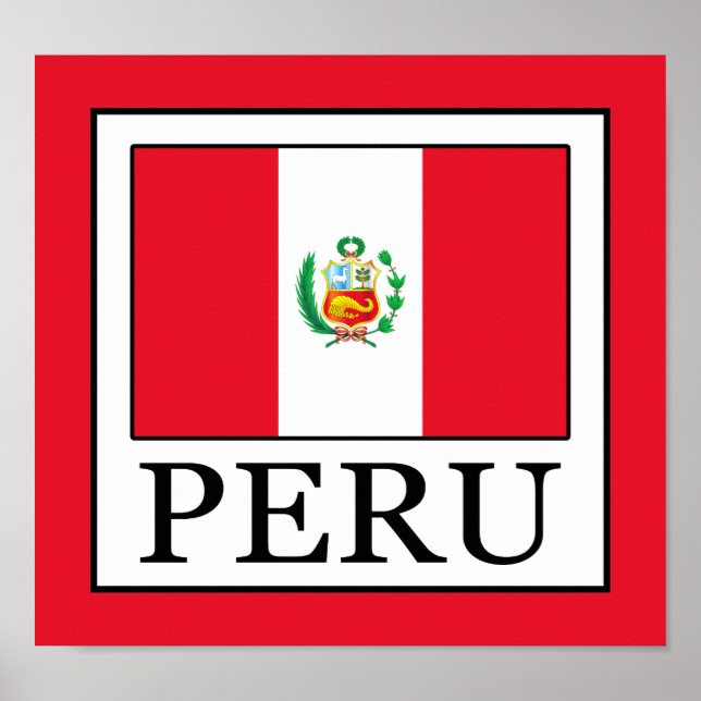 Pôster Peru (Frente)
