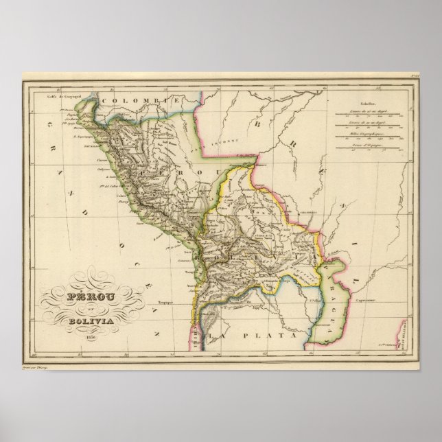 Pôster Peru and Bolivia 4 (Frente)