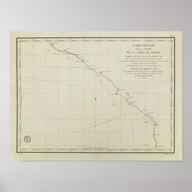 Poster Peru, Chile (Frente)