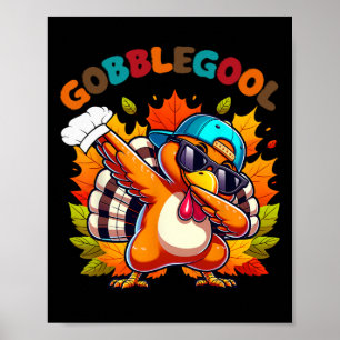 Poster Peru de Gobblegool Dia de Ação de Graças Dança Dab