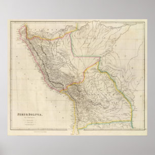 Pôster Peru e Bolívia