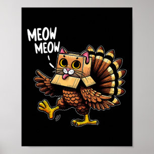Poster Peru Turquia Gato Miau Homens Mulheres Crianças Fe