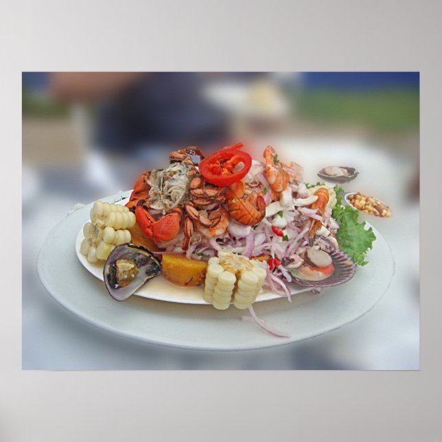 Poster Peruana Ceviche (Frente)