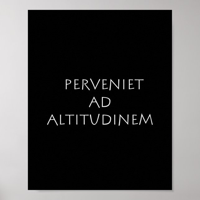 Poster Perveniet ad altitudinem (Frente)