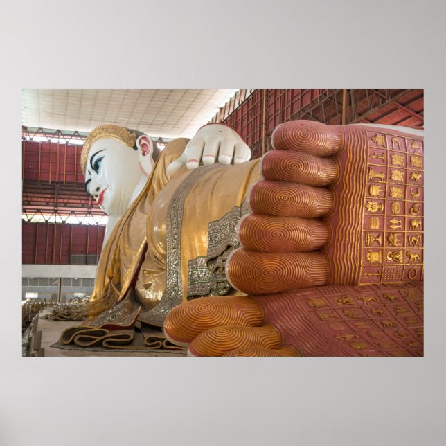Poster Pés da Estátua de Buda (Frente)