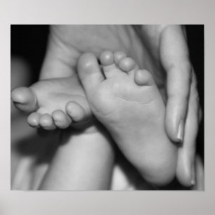 Poster Pés De Bebê Bonitos