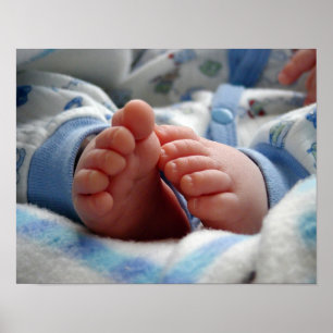 Poster Pés De Bebê Bonitos