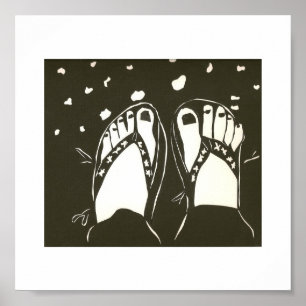 Pôster pés felizes