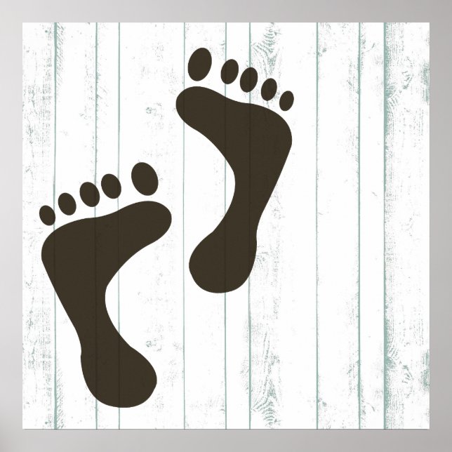 Pôster Pés negras (Frente)