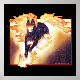 Pôster Pesadelo no preto