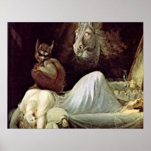 Poster Pesadelo por Henry Fuseli