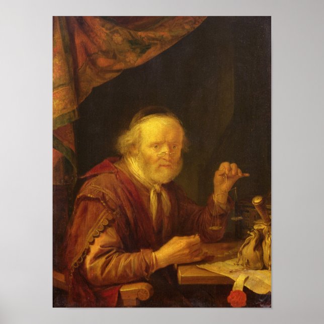 Poster Pesagem Dourada (Frente)