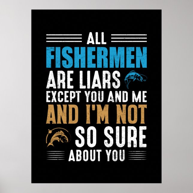 Poster Pesca Arte Todos Pescadores (Frente)