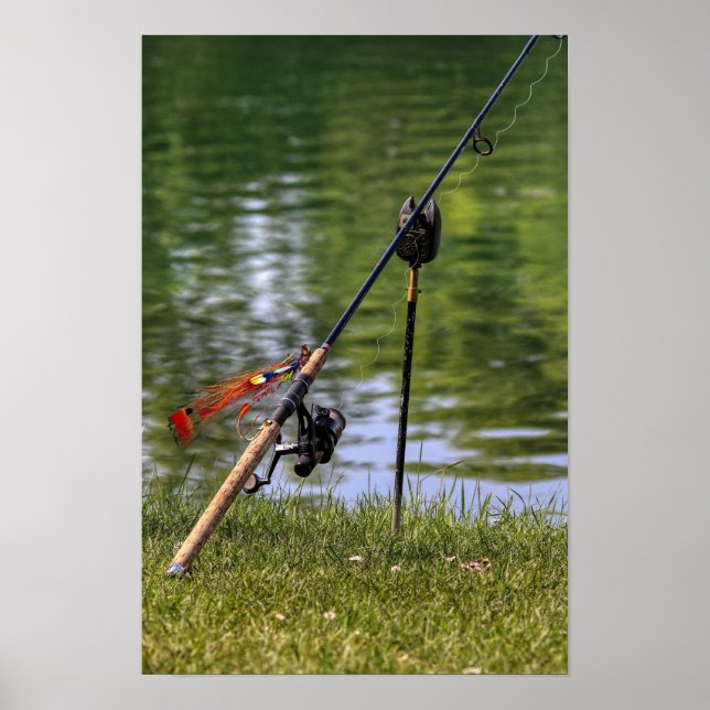 Poster Pesca com Isca Artificial (Frente)