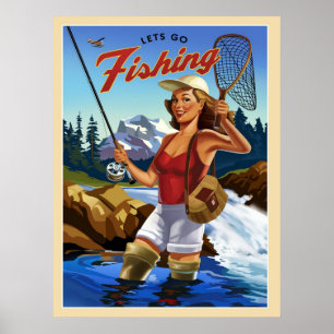 Pôster Pesca com mosca