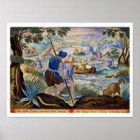 Pesca com Tridents, prato 90 de "Venationes F