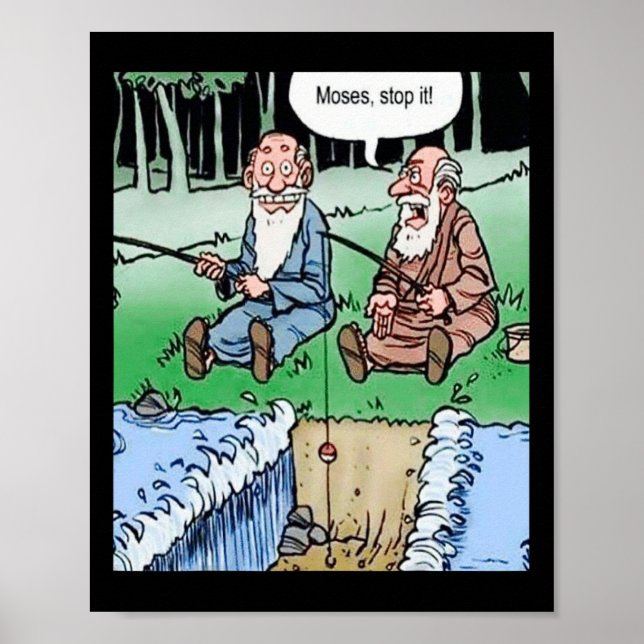 Poster Pesca com vara de Moisés  (Frente)