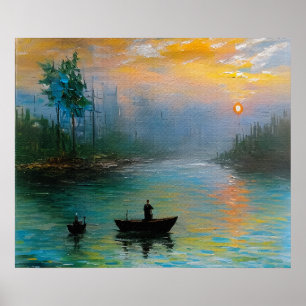 Poster Pesca Dawn