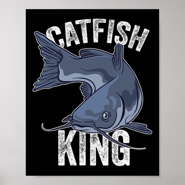 Poster Pesca de peixe-gato (Frente)