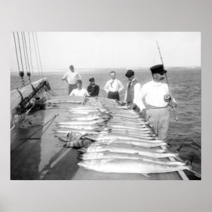 Poster pesca dos 1890s
