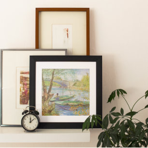 Poster Pesca em Primavera, Pont de Clichy Vincent van Gog