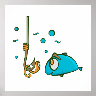 Poster Pesca Engraçada